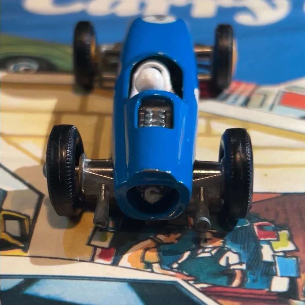 Vintage Matchbox No 52 BRM Formula 1 Lesney 1965 Blue #5 F1 Car Original Driver
